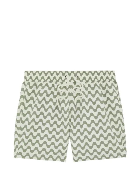 Frescobol Carioca Copacabana print swim shorts Green 1018961