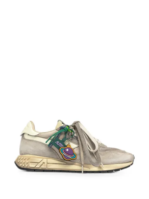 Autry Super Vintage suede-panelled sneakers Grey WVLWYG03