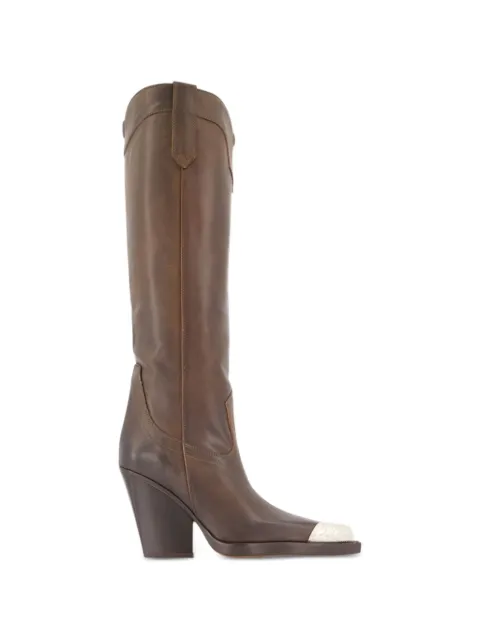 Paris Texas El Dorado embellished boots Brown PX1814XVTNP