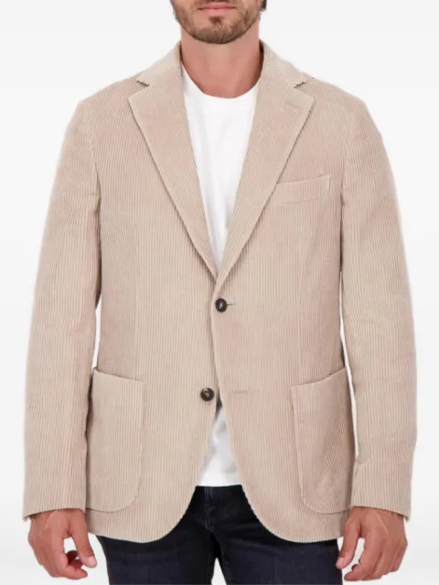 slowear Incotex corduroy blazer Neutrals 63107420070