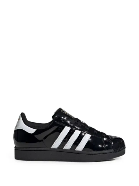 adidas Superstar patent-leather sneakers Black JS4009