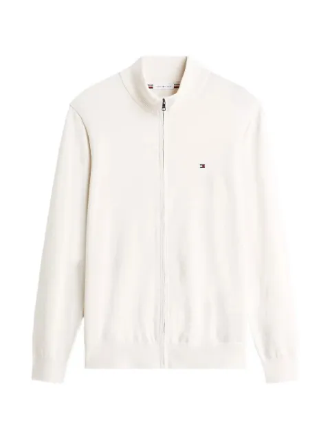Tommy Hilfiger zip-up high-neck sweater Neutrals FMW0MW36517
