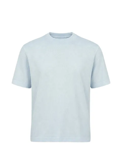 04651 Handelsgesellschaft MBH & Co. KG terry-texture T-shirt Blue 2JE2601A22