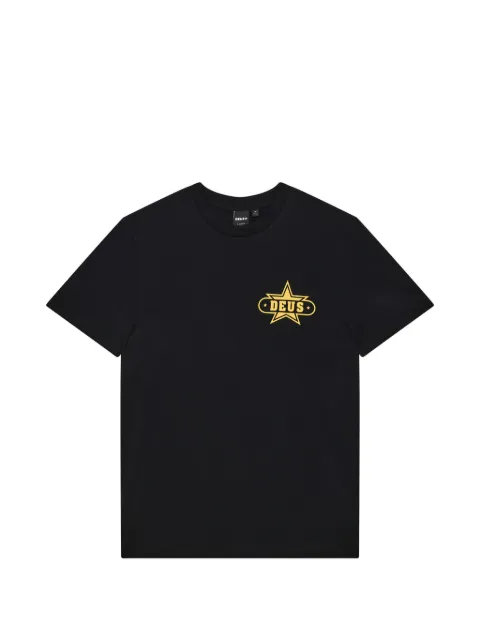 Deus Ex Machina logo-print short-sleeve T-shirt Black DMF251298BBLK