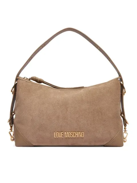Love Moschino logo-plaque shoulder bag Neutrals JC4091PP1PLD1