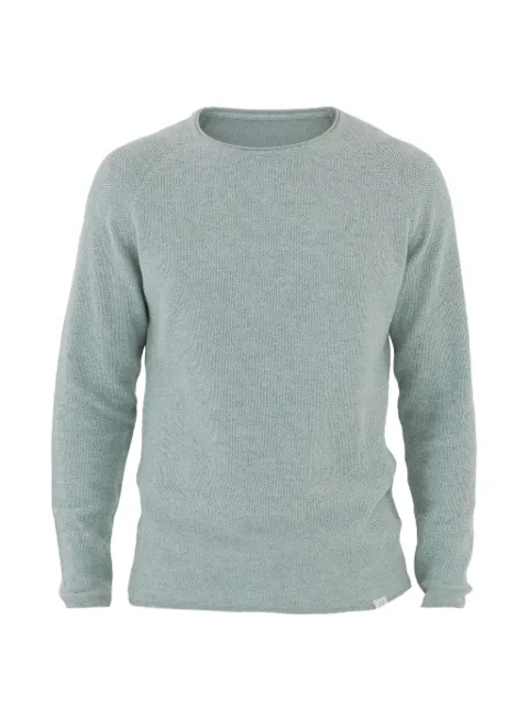 NOWADAYS honeycomb crew-neck sweater Green NOS004