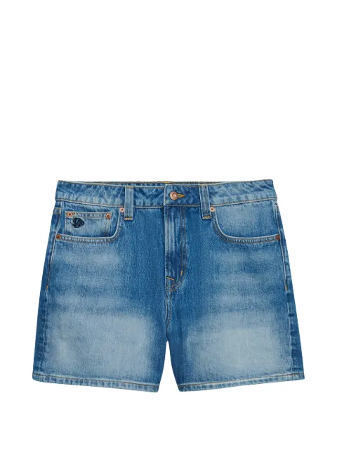 Superdry mid-rise denim shorts Blue W7110491AAA3