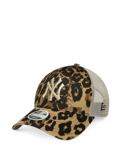 NEW ERA CAP 9Forty leopard-pattern baseball cap Brown 60856311