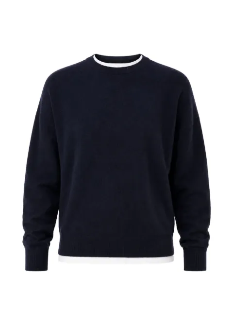Officine Generale Misa crew-neck sweater Blue W26WKNT301PRE