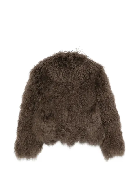 Martha Louis shearling-effect jacket Brown PATTI