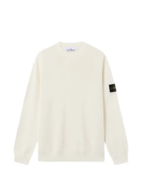 Stone Island 5100029 micro stitch soft organic cotton jumper Neutrals L1S155100029S00B5