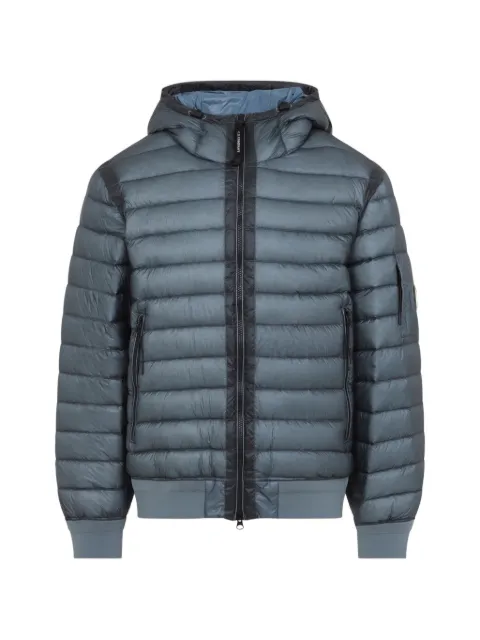 C.P. Company D.D. Shell hooded Lens down jacket Blue 21CMOW751A110416A871