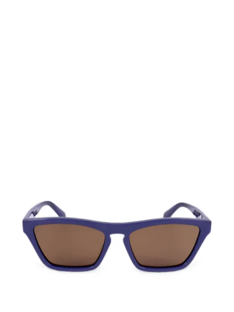 Stella McCartney Eyewear logo-detail geometric-frame sunglasses Blue SC40060I