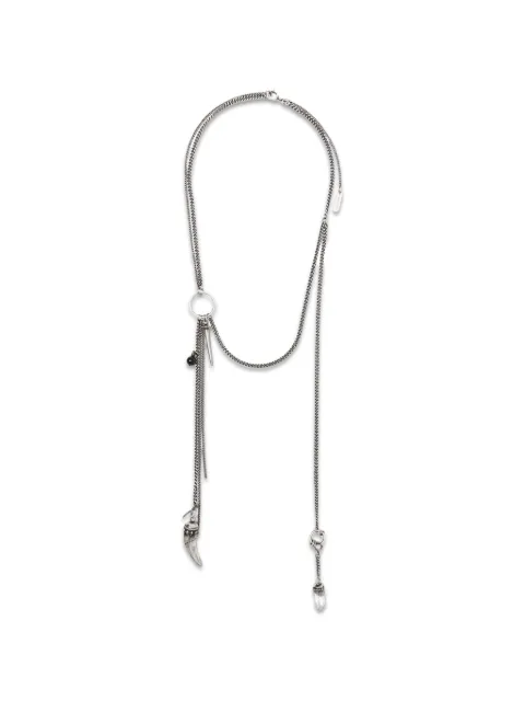 Ann Demeulemeester Ellsu charm-detail necklace Silver 2620WJN09OT018
