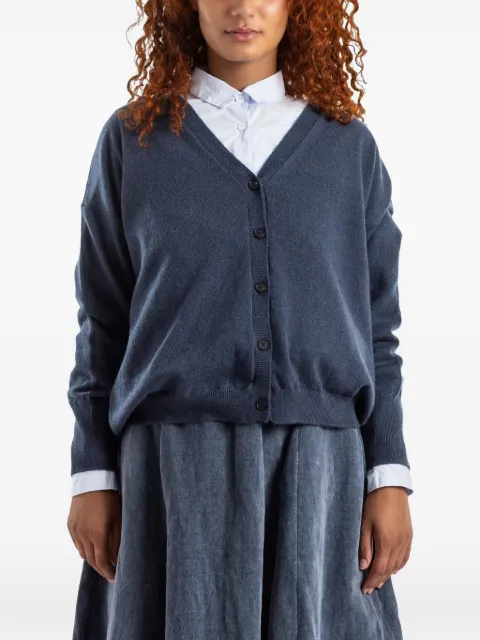 Bergfabel Cory V-neck cardigan Blue BFWW38