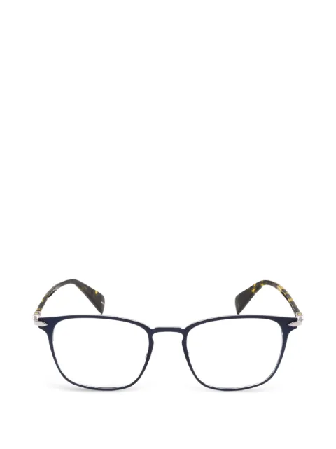 RAG & BONE EYEWEAR square-frame titanium glasses Blue RNB7015