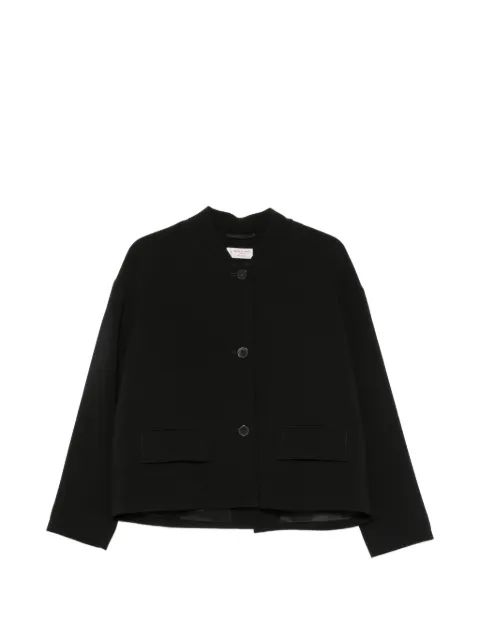Alberto Biani button-up flap-pocket jacket Black II889AC0030