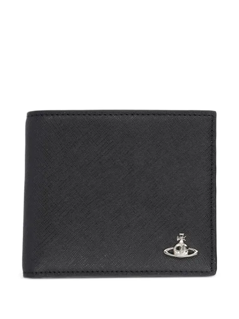 Vivienne Westwood Orb plaque bi-fold wallet Black 5115003MMS0021N401