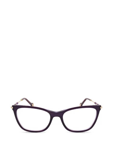 Carolina Herrera glitter-embellished cat-eye glasses Purple HER0151