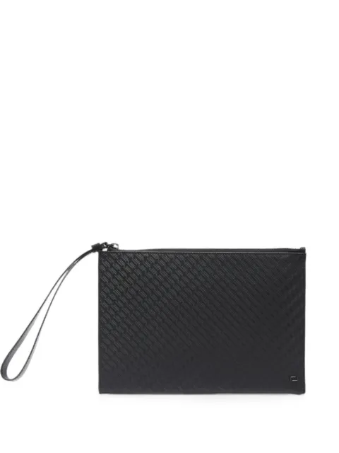 Lancel leather clutch bag Black A1429910TU