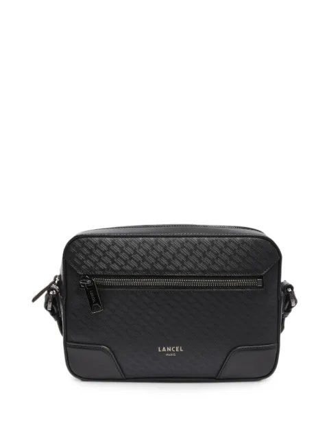Lancel Charlie logo-embossed messenger bag Black A1430010TU