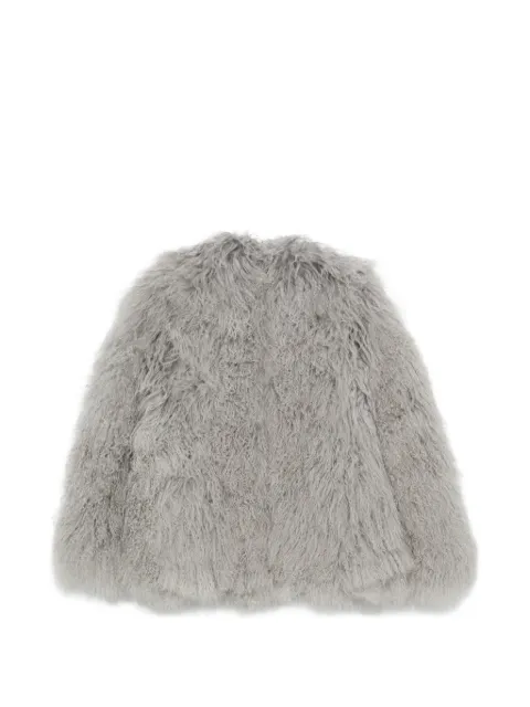 Martha Louis shearling-effect jacket Grey STEVIE