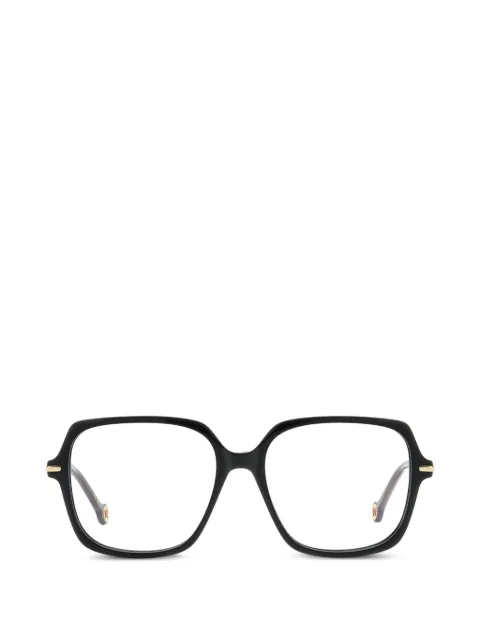 Carolina Herrera glitter-detail square-frame glasses Black HER0233