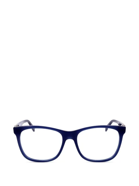 Love Moschino logo-plaque square-frame glasses Blue MOL520PJP52