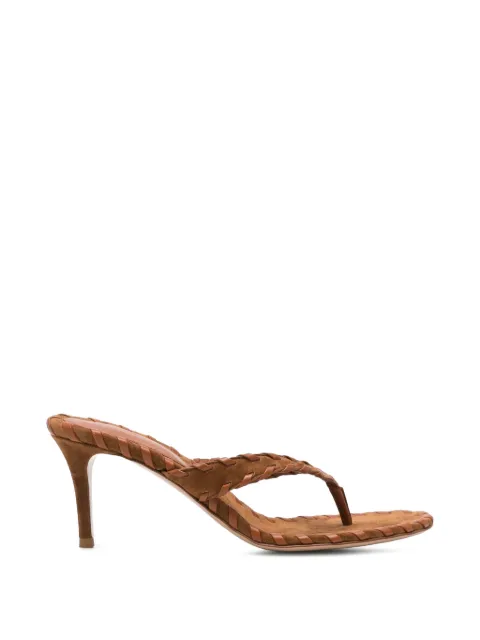 Gianvito Rossi braided-strap sandals Brown G1016270RICXNCSELU