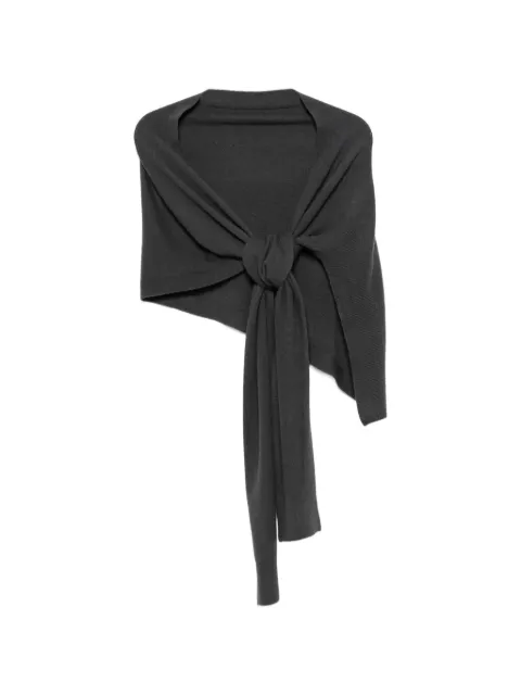 LEMAIRE draped scarf in cashmere Grey TA0025LK1062