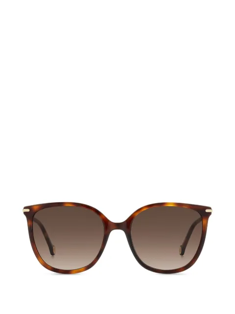 Carolina Herrera tortoiseshell-effect cat-eye sunglasses Brown HER0229S