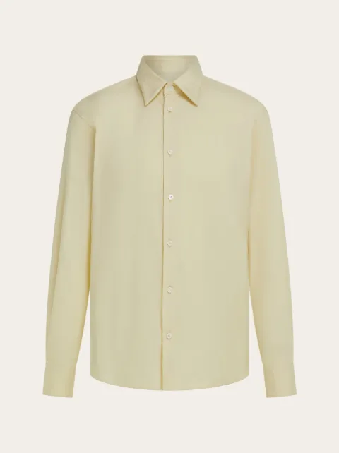Ferragamo shirt with micro print Neutrals 797759