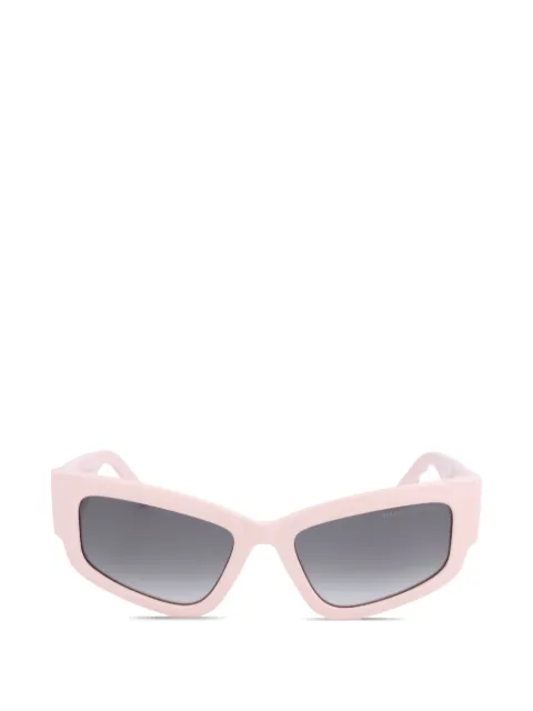 Marc Jacobs Eyewear logo-lettering geometric-frame sunglasses Pink MARC796S