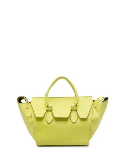 Celine Pre-Owned 2014 Small Grained Calfskin Tie Knot handbag Yellow QFCRK7L1IWQ4GRI3