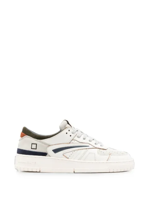 D.A.T.E. Tornado leather sneakers Neutrals M451TOCOWG