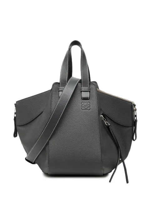 Loewe Pre-Owned 2018 Small Leather Hammock satchel Grey V3Z7IMZ7XEVPIFOE