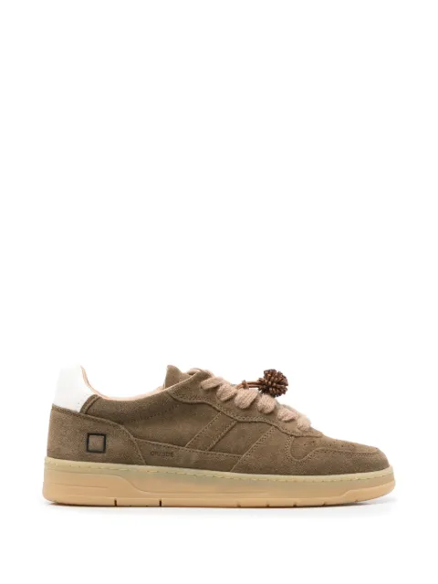 D.A.T.E. Court 2.0 logo-embossed suede sneakers Brown M451C2SDGR