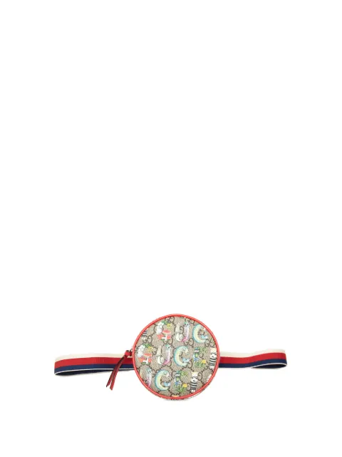 Gucci Pre-Owned 2016-2026 Yuko Higuchi Childrens GG Supreme Web belt bag Neutrals 4EP4483WE9WA44VW