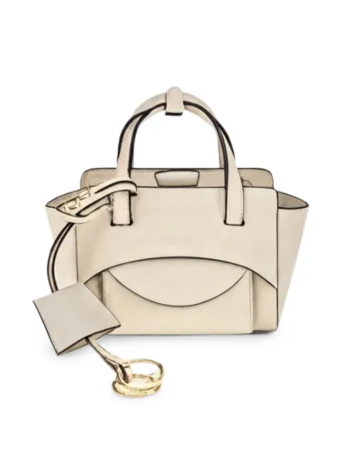 B SIDES mini Flap XS leather shoulder bag Neutrals FL14TR