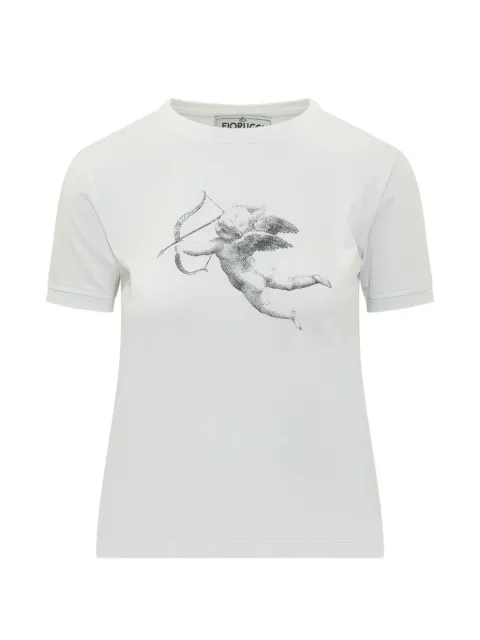 Fiorucci Cupid-print T-shirt White W26PFJTS005CJ11