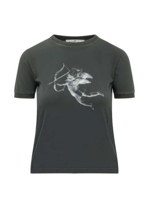 Fiorucci Cupid-print T-shirt Grey W26PFJTS005CJ18