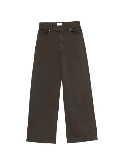 P.A.R.O.S.H. five-pocket wide-leg jeans Brown CUORICINI26D233035