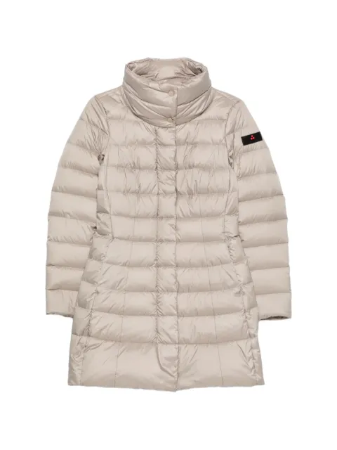 Peuterey quilted high-neck coat Grey PED545601181967