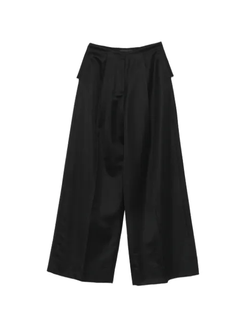 Simone Rocha bow-detail wide-leg trousers Black 4214E1217