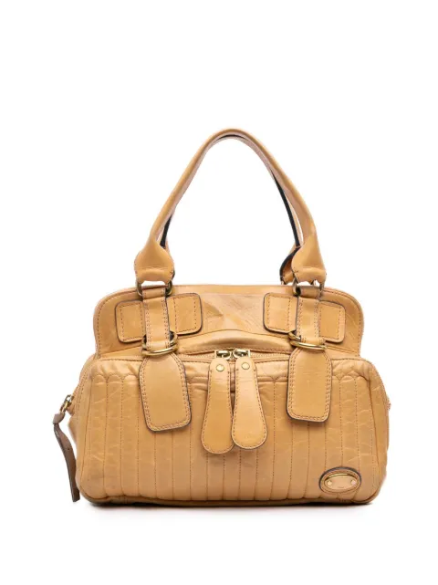Chloé Pre-Owned 2007 Quilted Calfskin Bay tote bag Brown TLHDKRIL7WHLB4UF