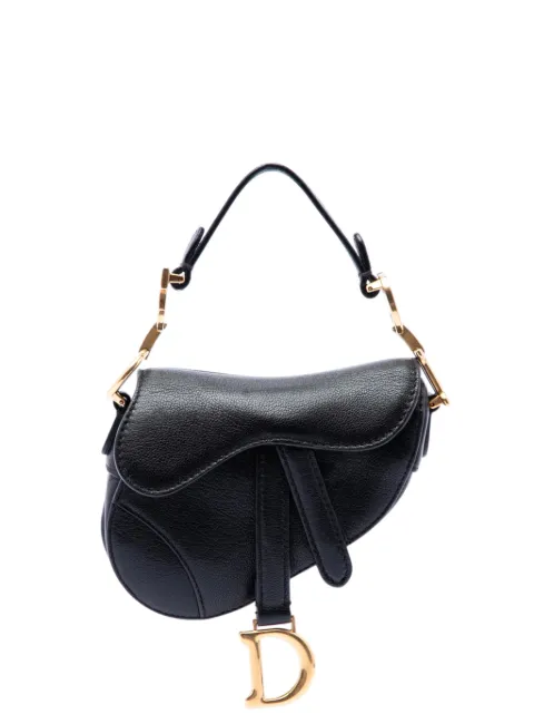 Christian Dior Pre-Owned 2021 Micro Goatskin Saddle satchel Black N51DSHXPJE7TYW74