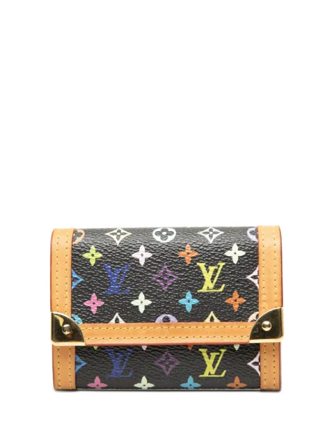 Louis Vuitton Pre-Owned 2004 Monogram Multicolore Porte Monnaie Plat small wallets Black ZVO1JVDAQ2ZZ9R0G