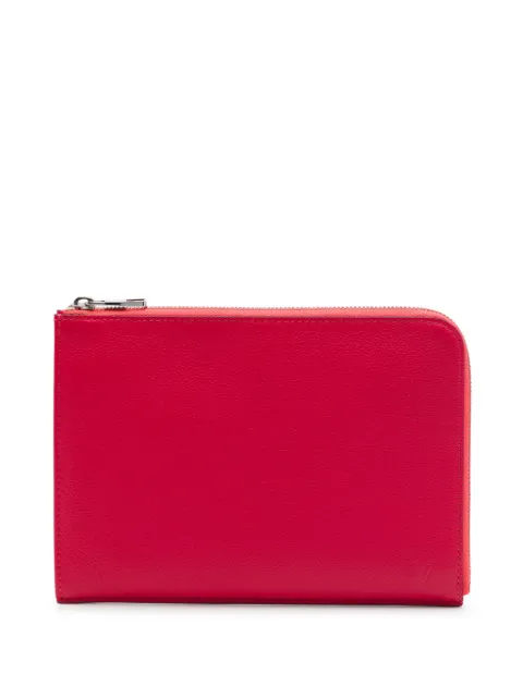 Louis Vuitton Pre-Owned 2017 Taurillon Pochette Jour PM clutch bag Red YUASU0H8UIMNUDVE