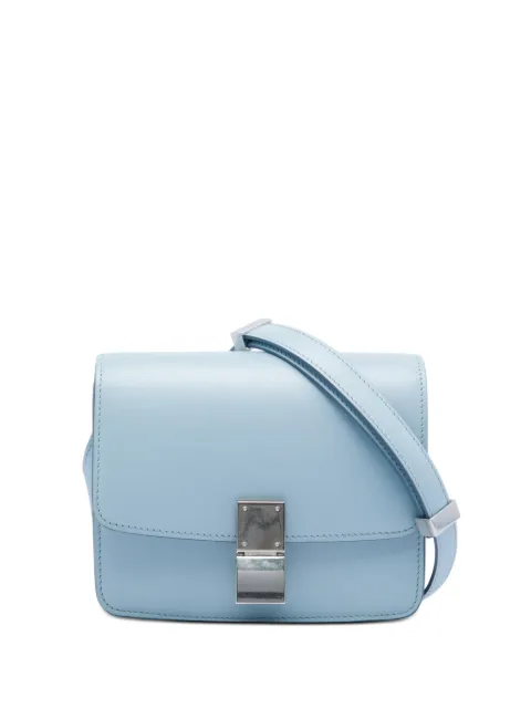 Celine Pre-Owned 2016 Small Calfskin Classic Box crossbody bag Blue WSRCFUR4N72VJOD2