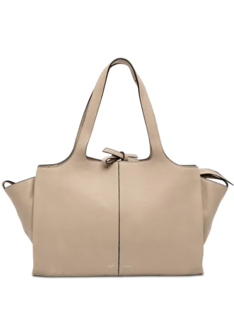 Celine Pre-Owned 2016 Medium Grained Calfskin Trifold tote bag Neutrals 6J111YX4TB4LFF0J